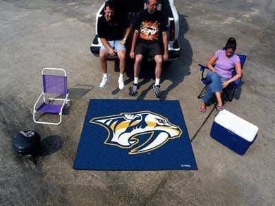 Grill Mat NHL Nashville Predators Tailgater Rug 5'x6'