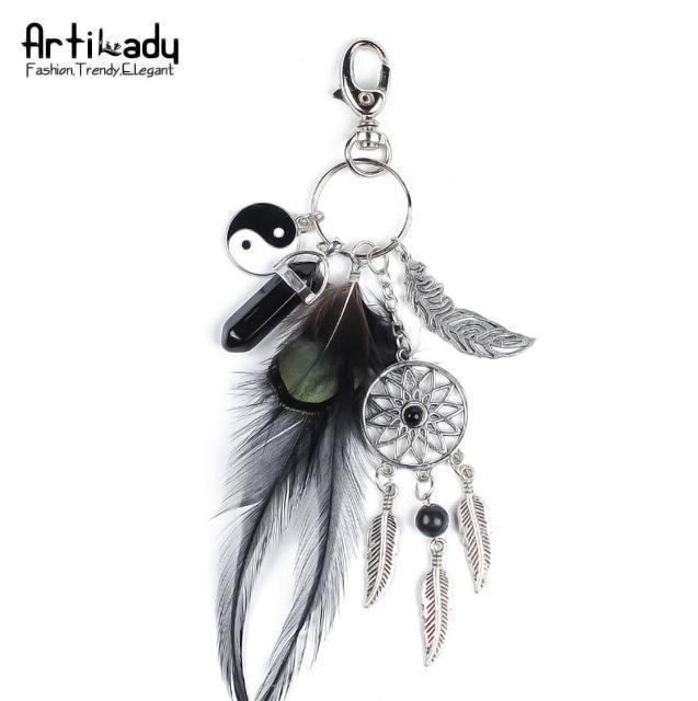 Women Dream Catcher Keychain/ Bag Charm