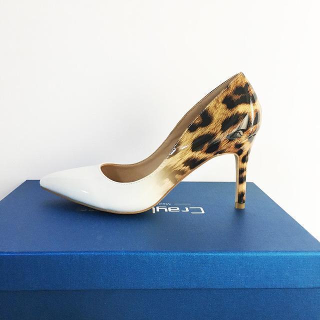 ombre leopard heels