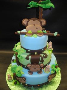 Products Tagged Monkey Safari Fondant Baby Shower Cake Circo S Pastry Shop