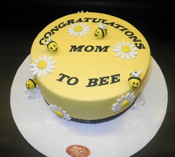 Bee Fondant Baby Shower Cake Bs137 Circo S Pastry Shop