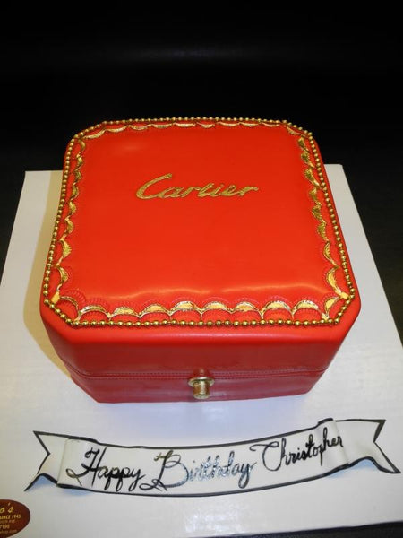cartier box cake