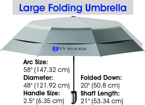 UV-Blocker Large Folding Sun Umbrella