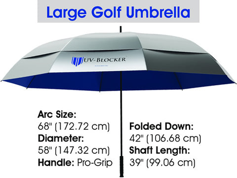 UV-Blocker Large Golf Sun Umbrella
