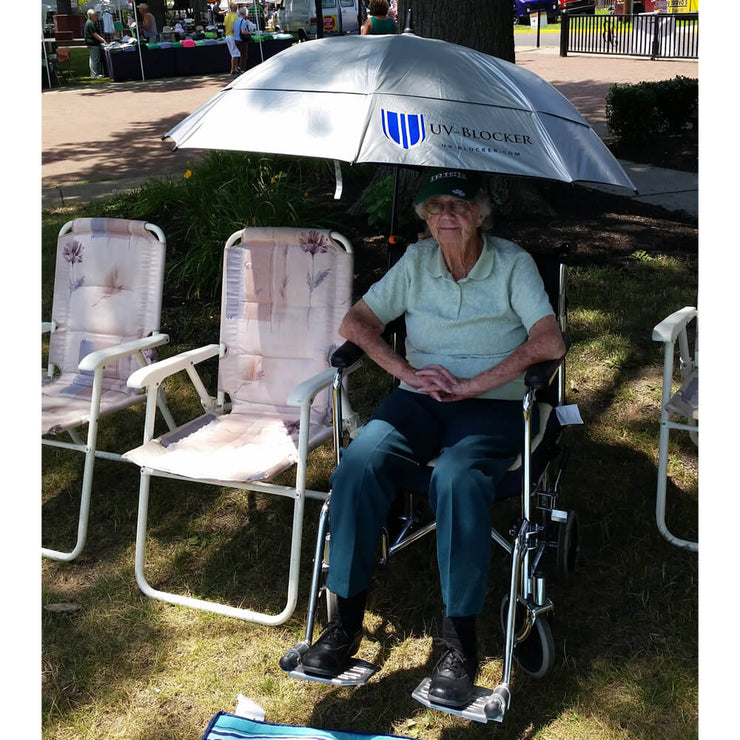 umbrella holder for lawn chair