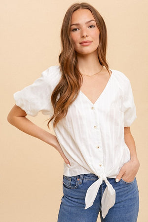 Zillah Puff Sleeve Blouse – 27 West