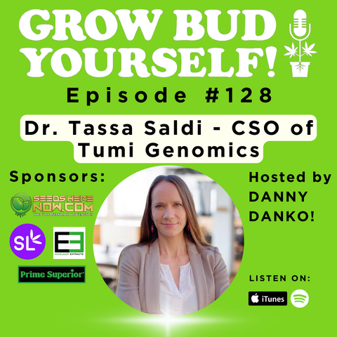 Dr. Tassa Saldi from TUMI Genomics with Danny Danko