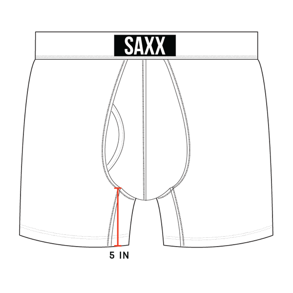 Saxx Boxer Briefs Size Chart