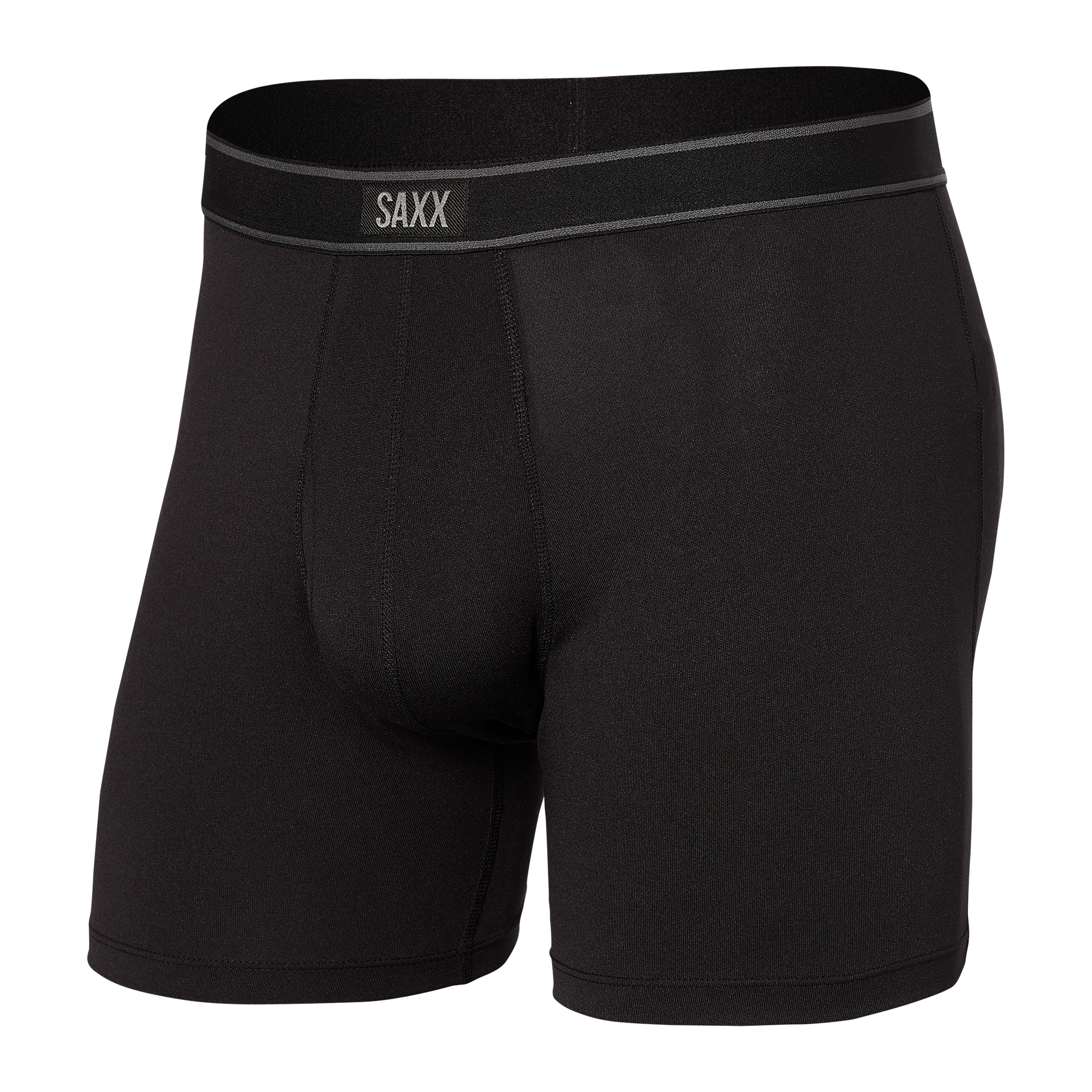 Non-Stop Stretch Cotton Boxer Brief - Black | – SAXX Underwear