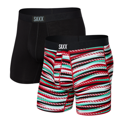 Tongass Trading Company  Saxx Vibe Boxer Brief: Red Halloweenie