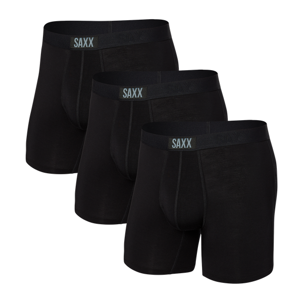 Vibe Men's Boxer Brief 3-Pack- Black| – SAXX Underwear