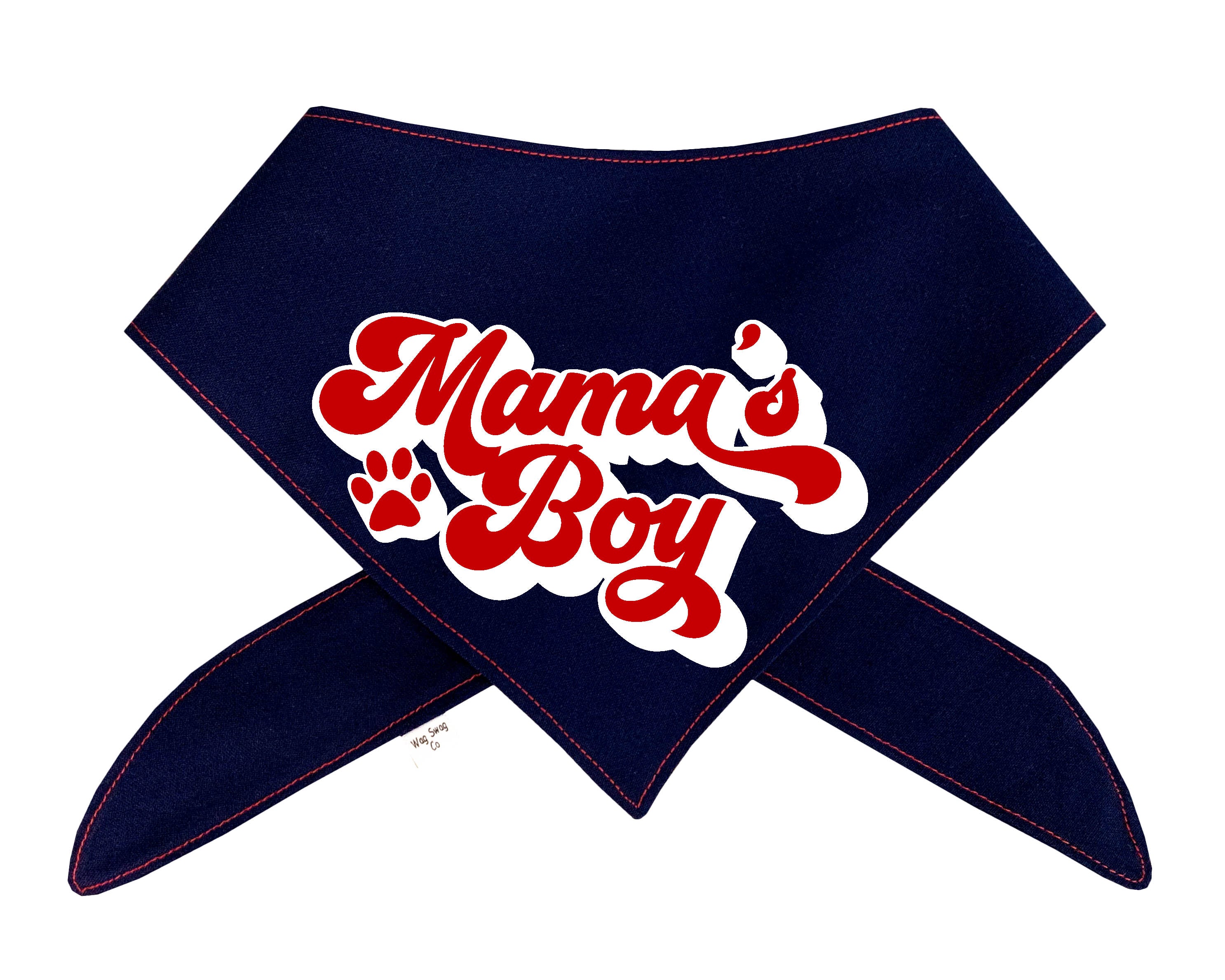 mama's boy dog bandana