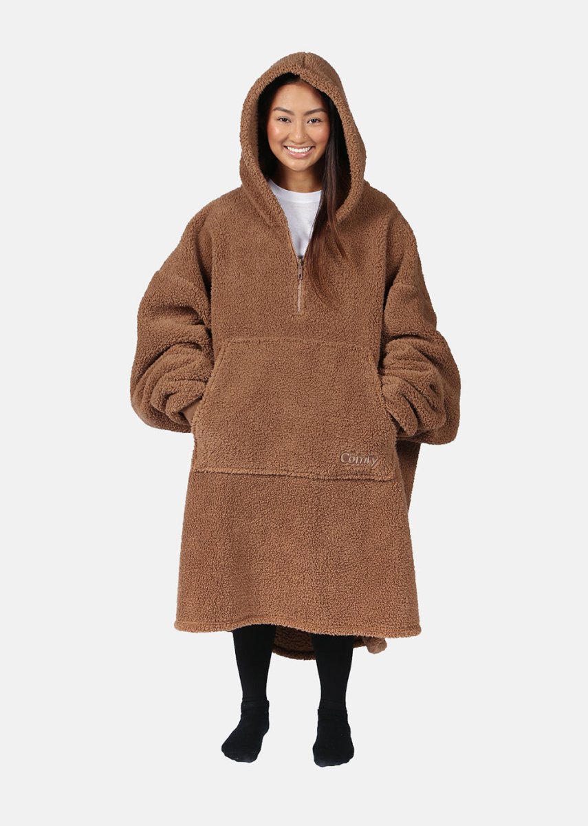 The Comfy Teddy Bear Quarter-Zip