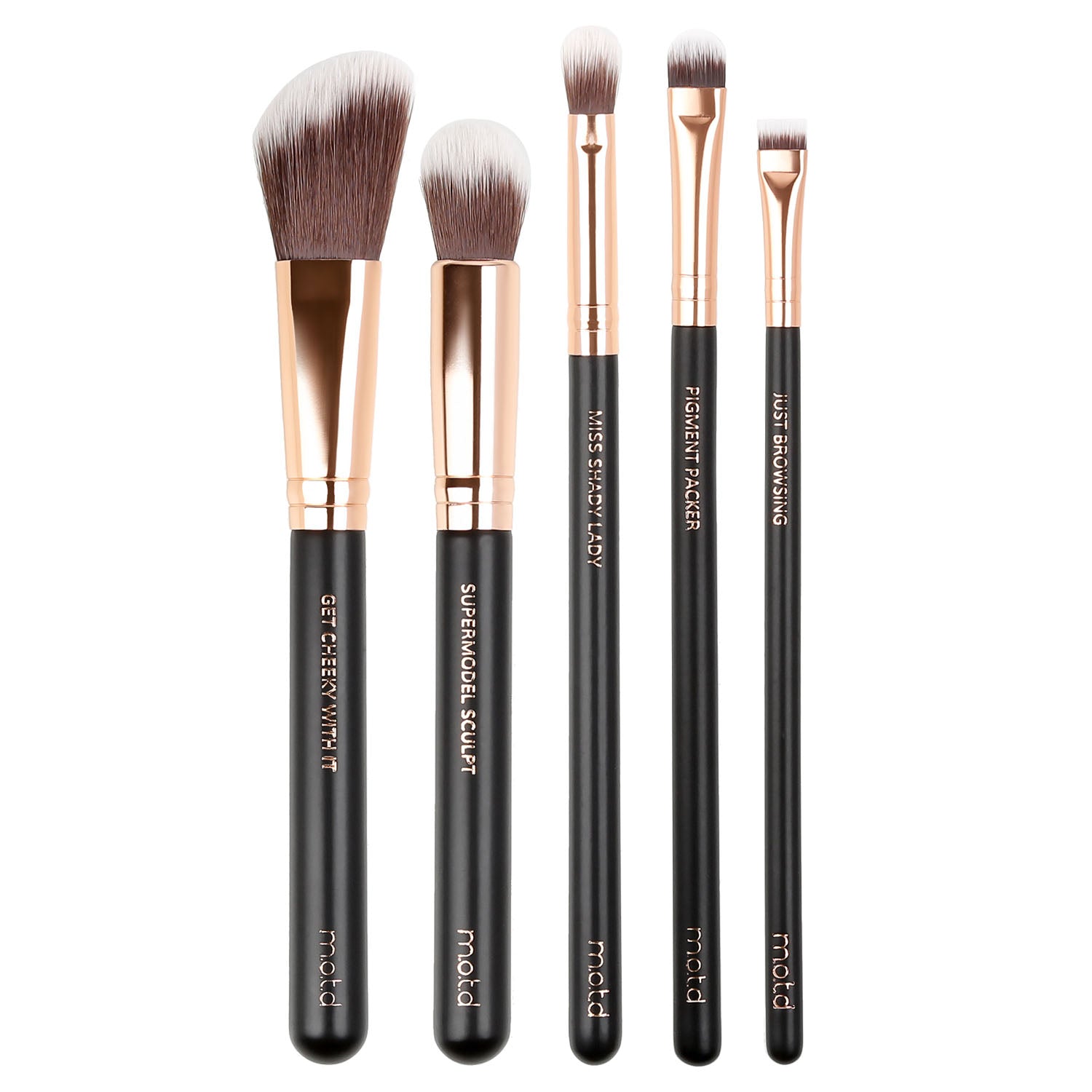 Fierce in Five Face and Eye Makeup Brush Set