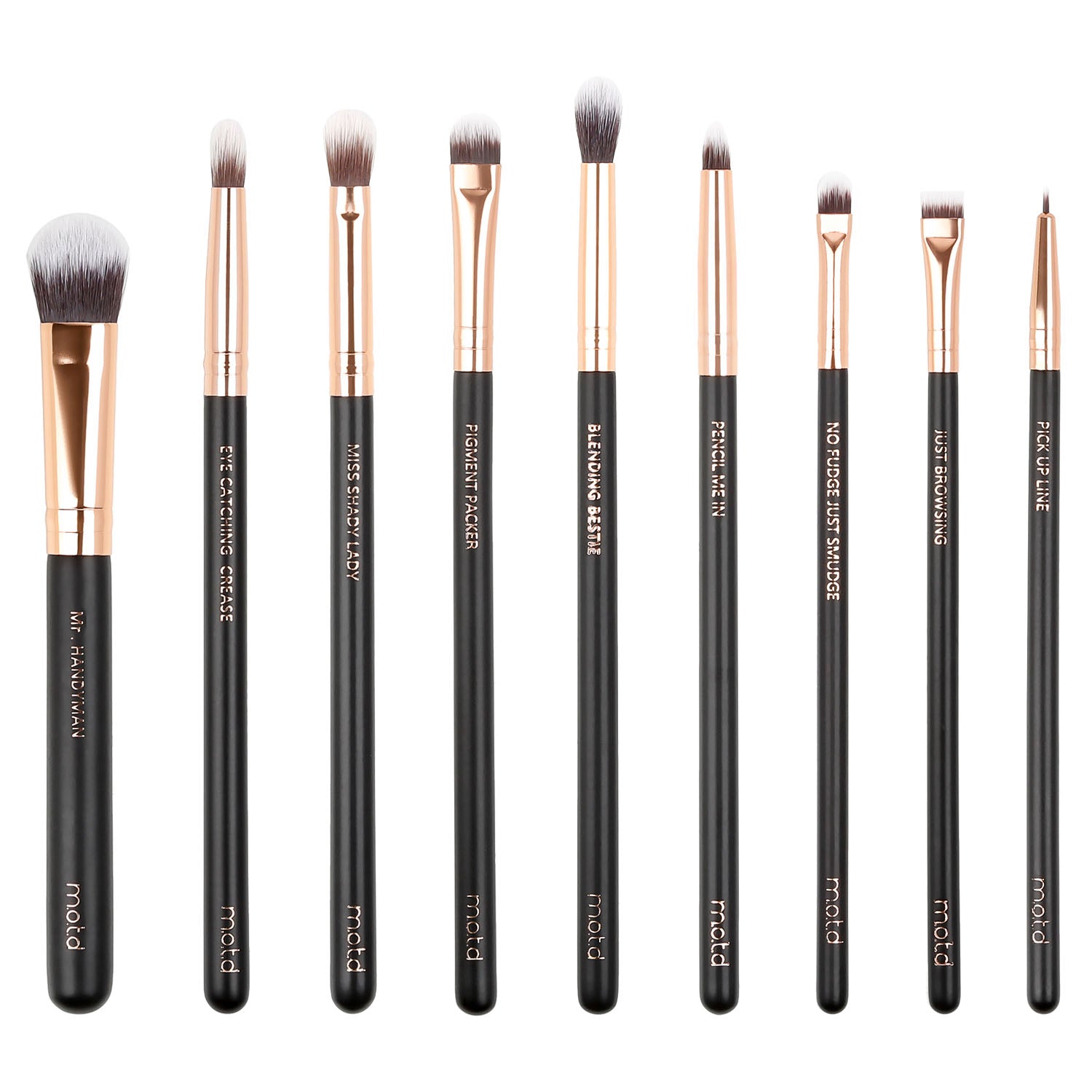 Lux Vegan Eye Makeup Brush Set