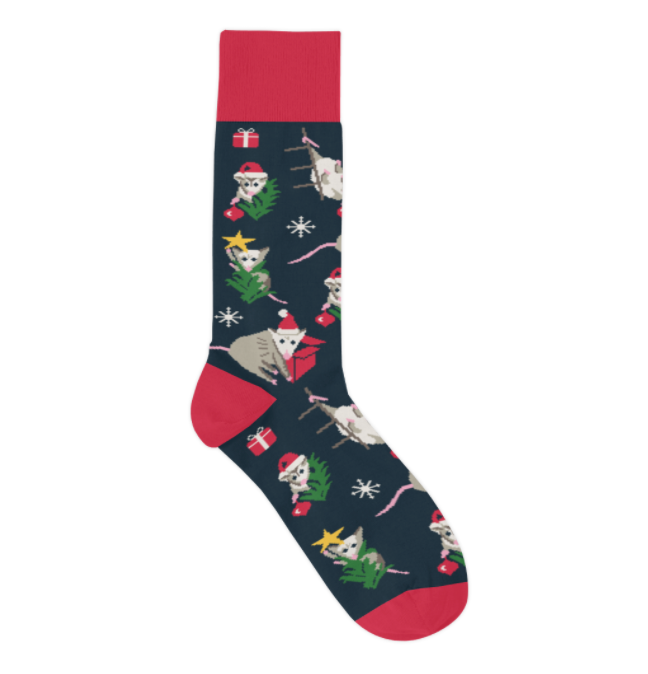 A Very Possum Christmas Sock – It's a Southern Thing