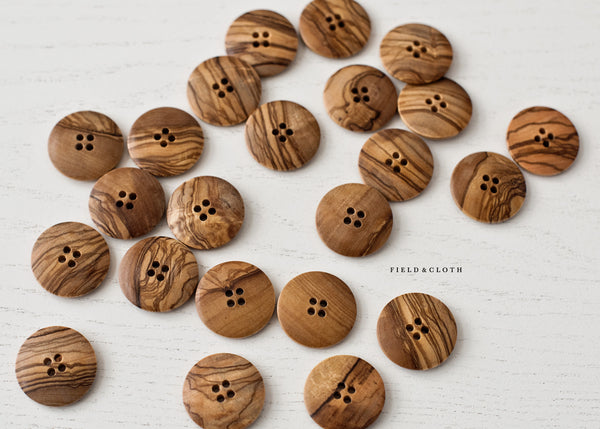 wooden buttons