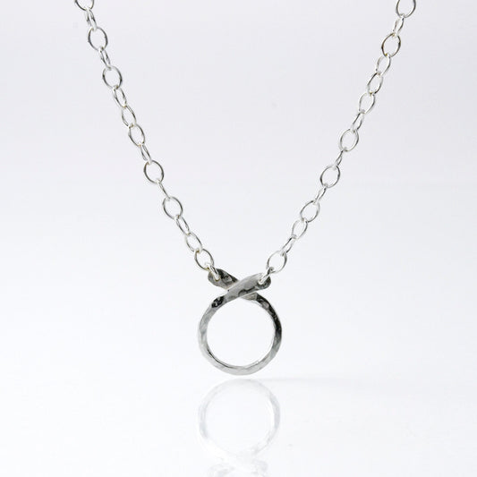 Sterling Silver Charm Holder Necklace