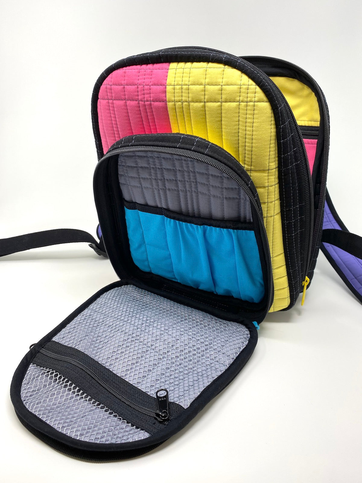 ByAnnie Out and About colorblock backpack at Sewfinity.com