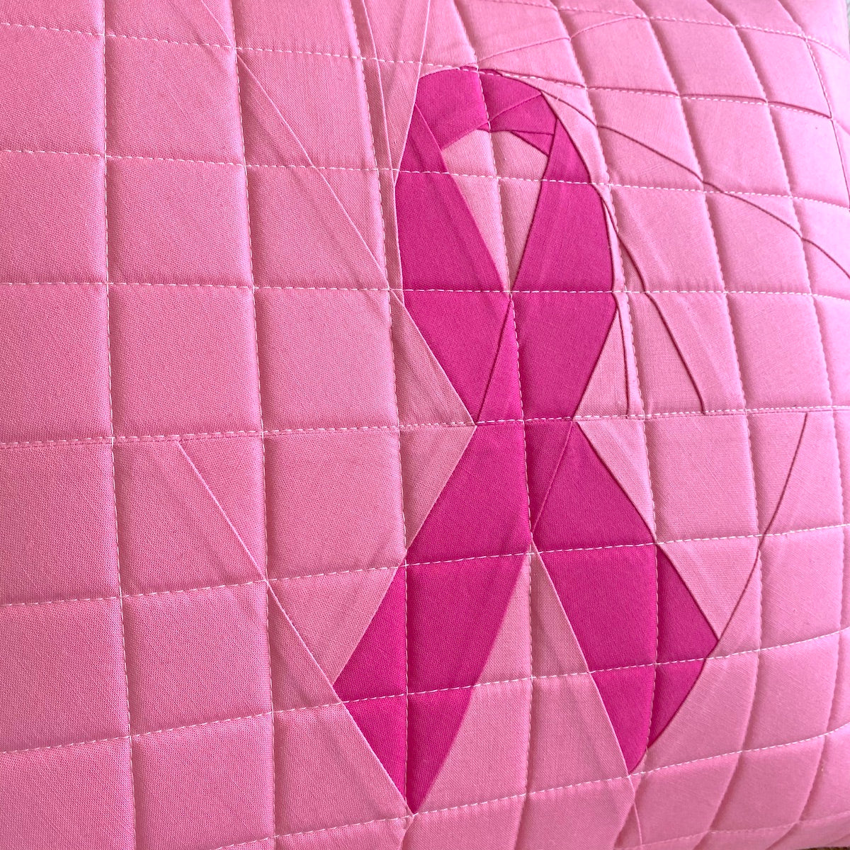 SewPINK Breast Cancer Awareness Ribbon Pillow by Sewfinity