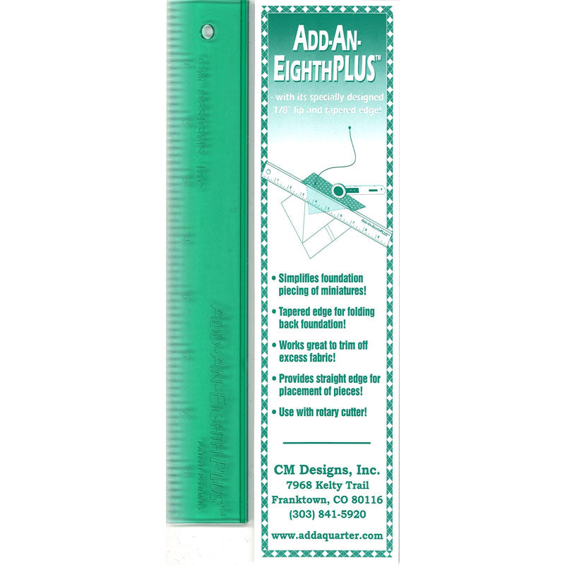Add An Eighth Plus Ruler - 2 in x 9 in
