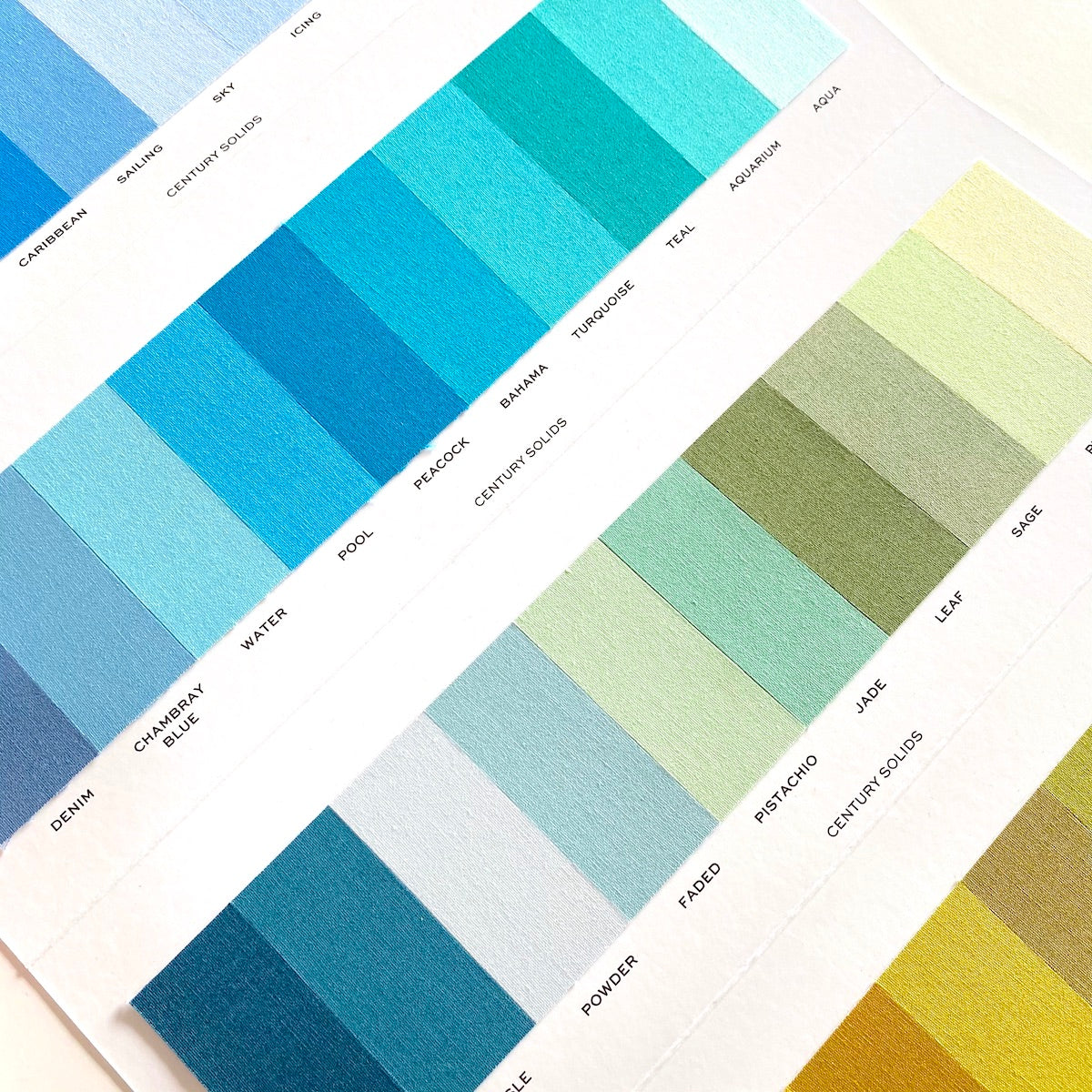 Century Solids Color Card by Andover Fabrics