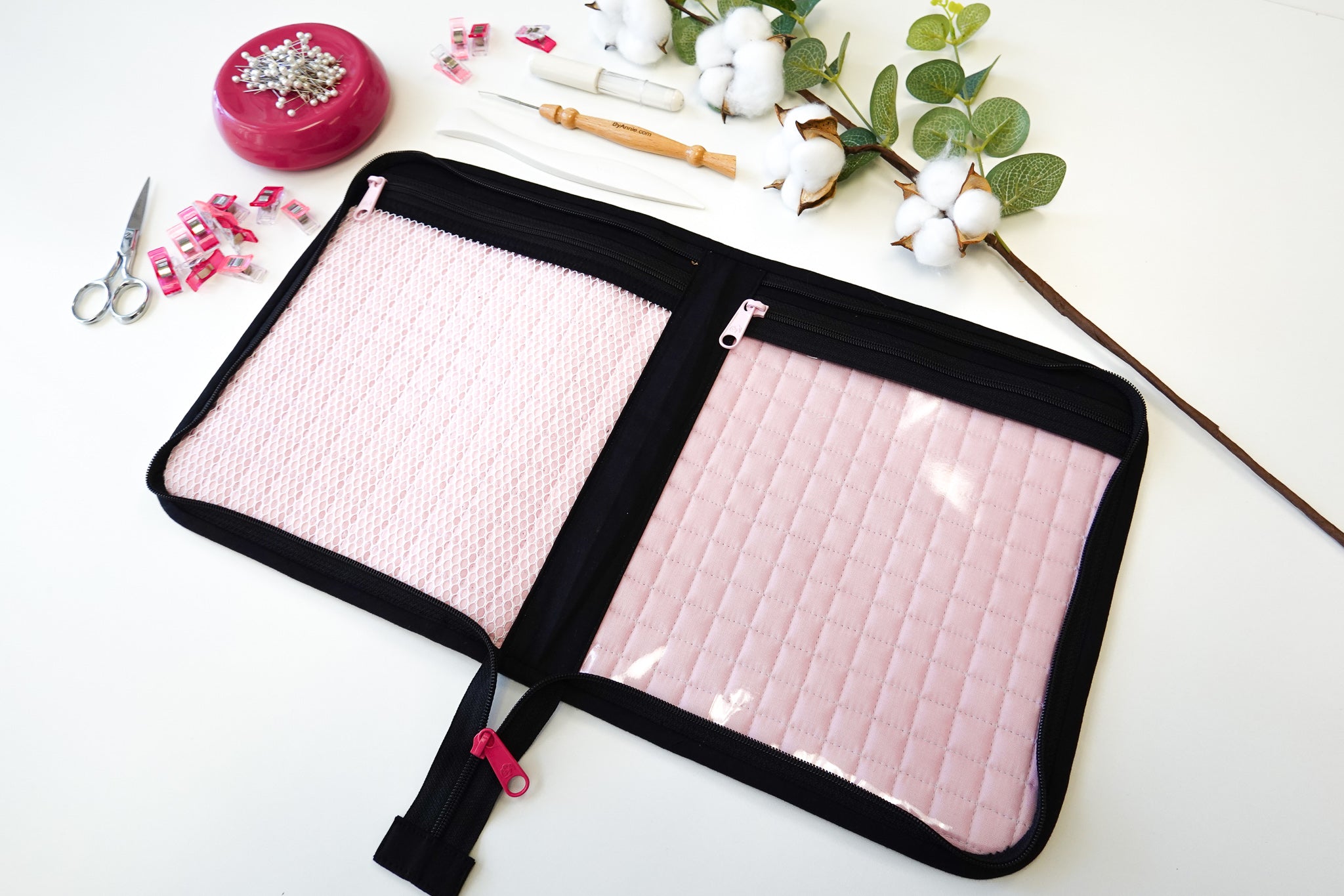 SewPINK: Awareness Ribbon Zip It Up Organizer by Sewfinity