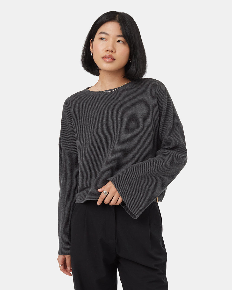 Womens Highline Bell Sleeve Sweater | Organic Cotton