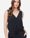 tentree Blakely Short Sleeve Black Knit Jumpsuit L131810 Size Medium