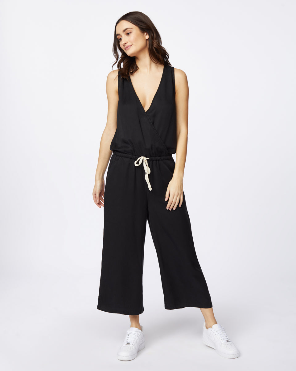 Blakely side-tie dressy jumpsuit, Sustainable women's fashion made in  Canada