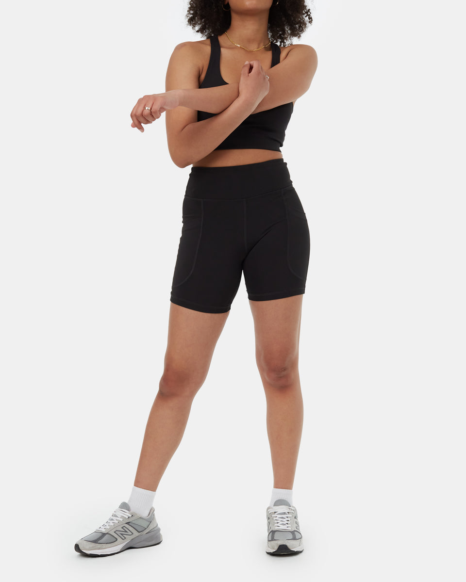 Smooth Touch Pocket Bike Shorts Women - Womens Activewear