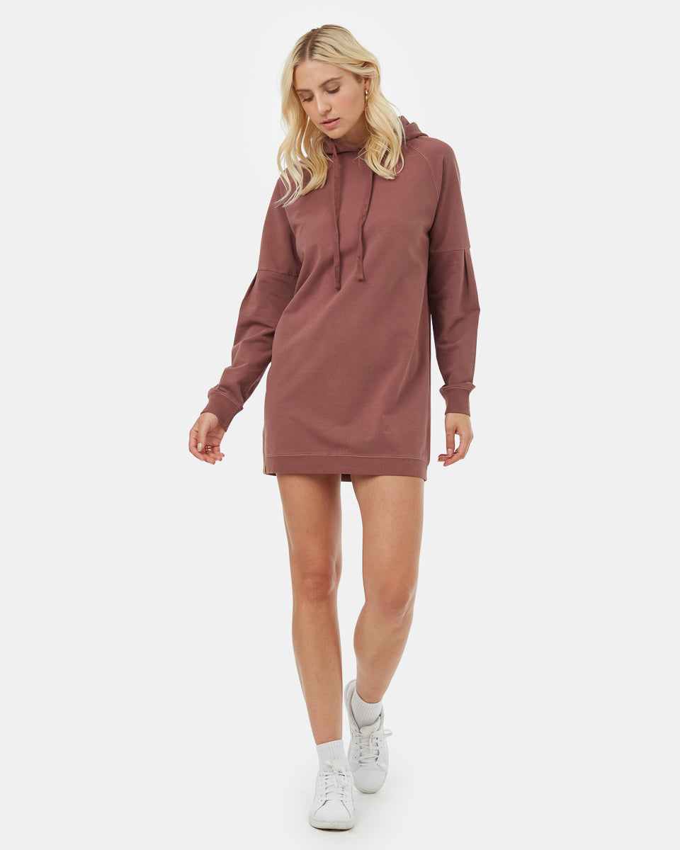 Women's French Terry Hoodie Dress Organic Cotton