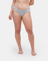 Buy Women's Medium Coverage Tencel Lyocell Elastane Stretch Mid Waist  Bikini With Concealed Waistband and StayFresh Treatment - Minimal Grey JW01