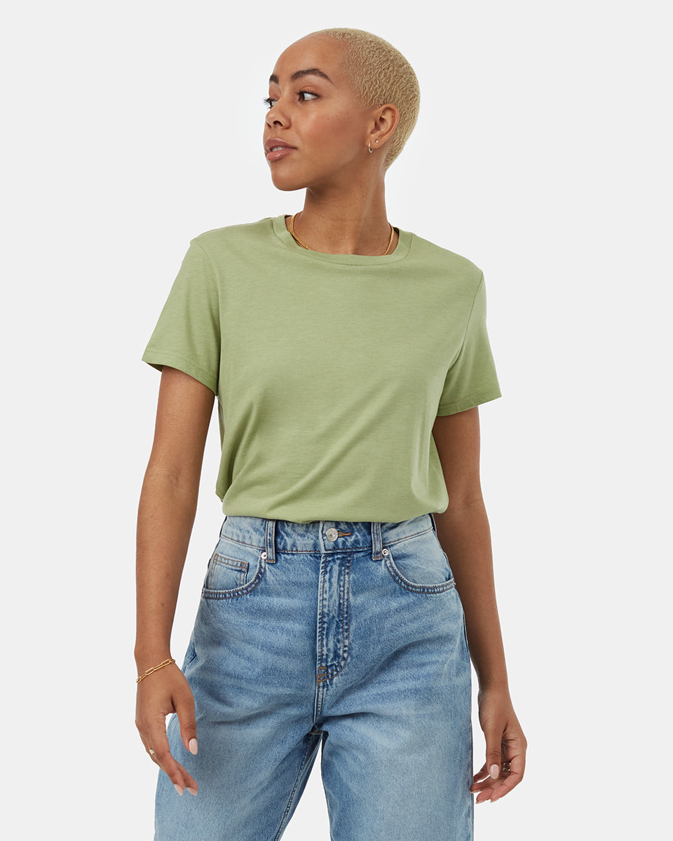 Sage Green Crew Neck T-Shirt