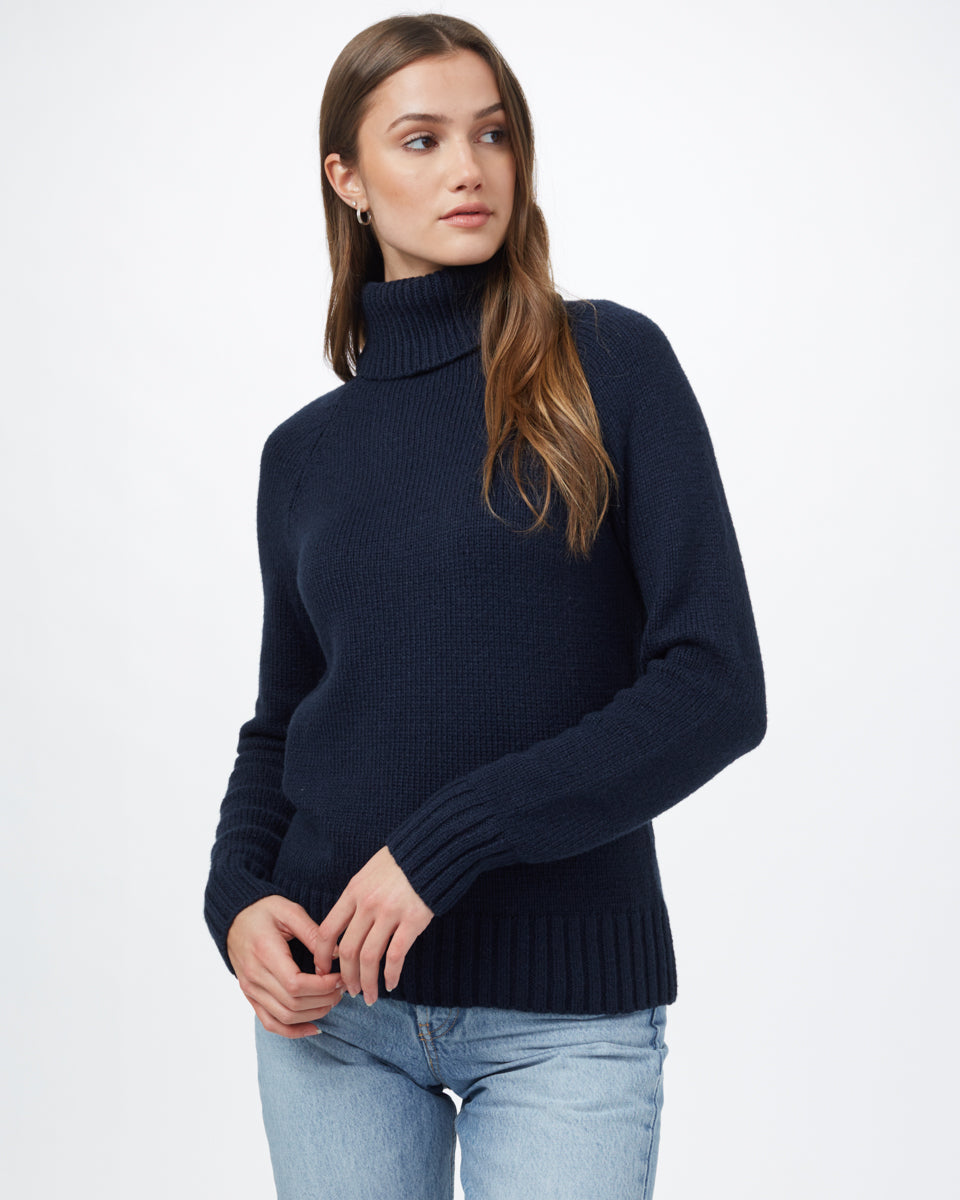 Highline Wool Turtleneck Sweater | Recycled Materials