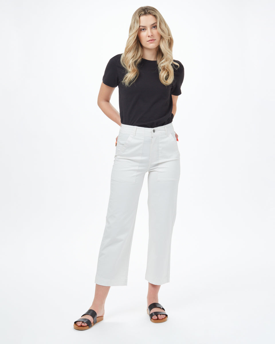 Organic Twill Wide Leg Pant