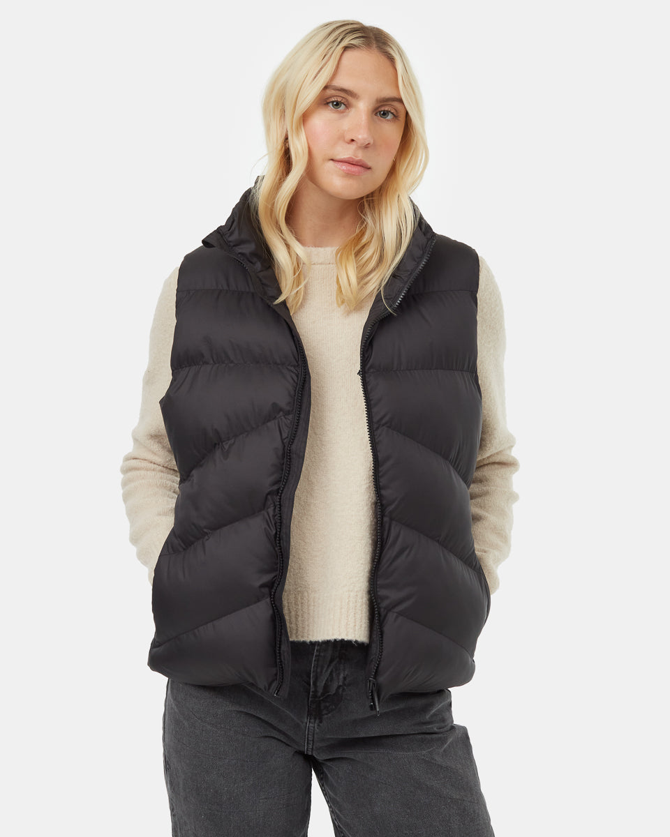 Womens Cloud Shell Puffer Vest