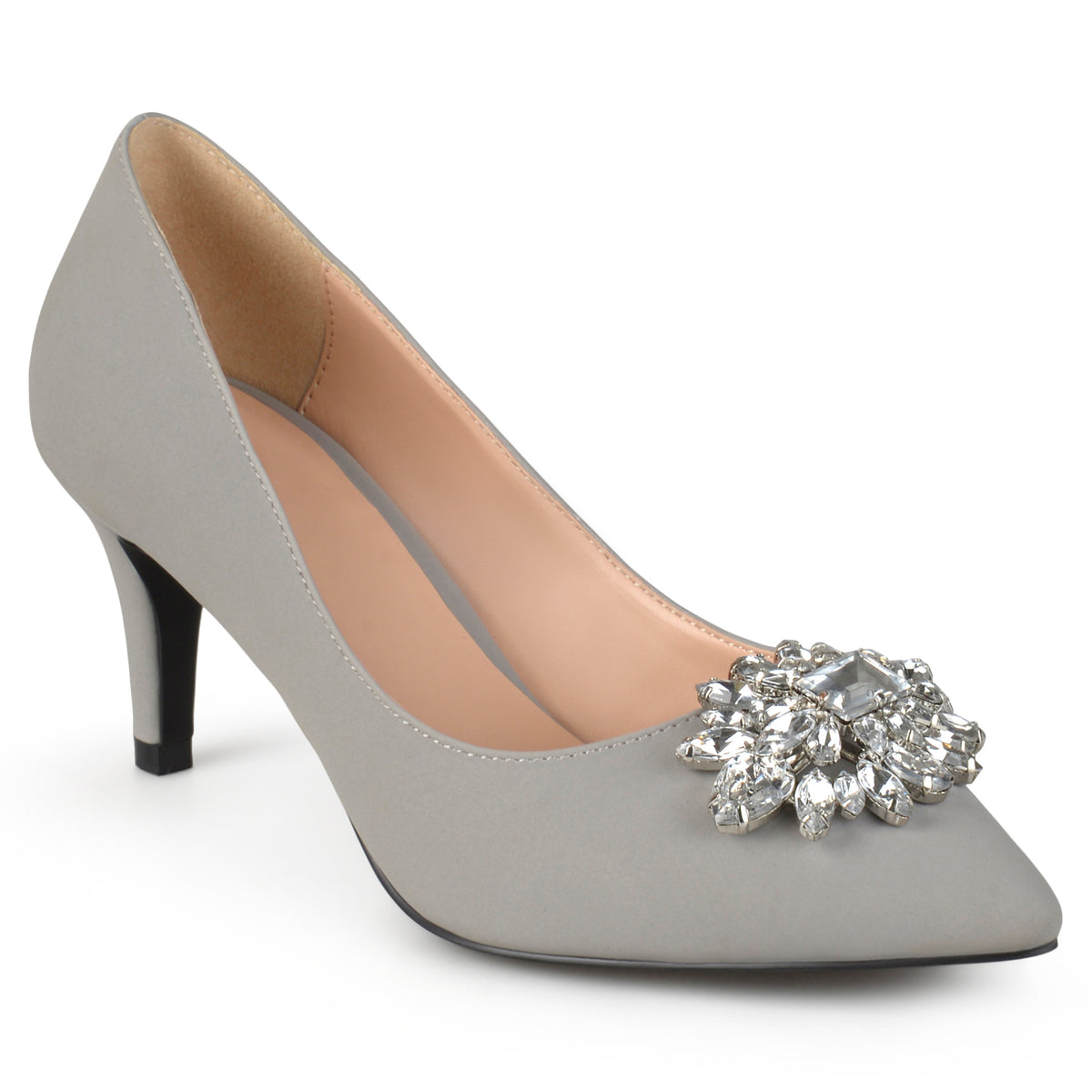 Pointed Toe Jewel Cluster Pumps – Journey + Crew