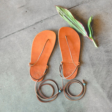 Good Earth Sandals - Leather Laces