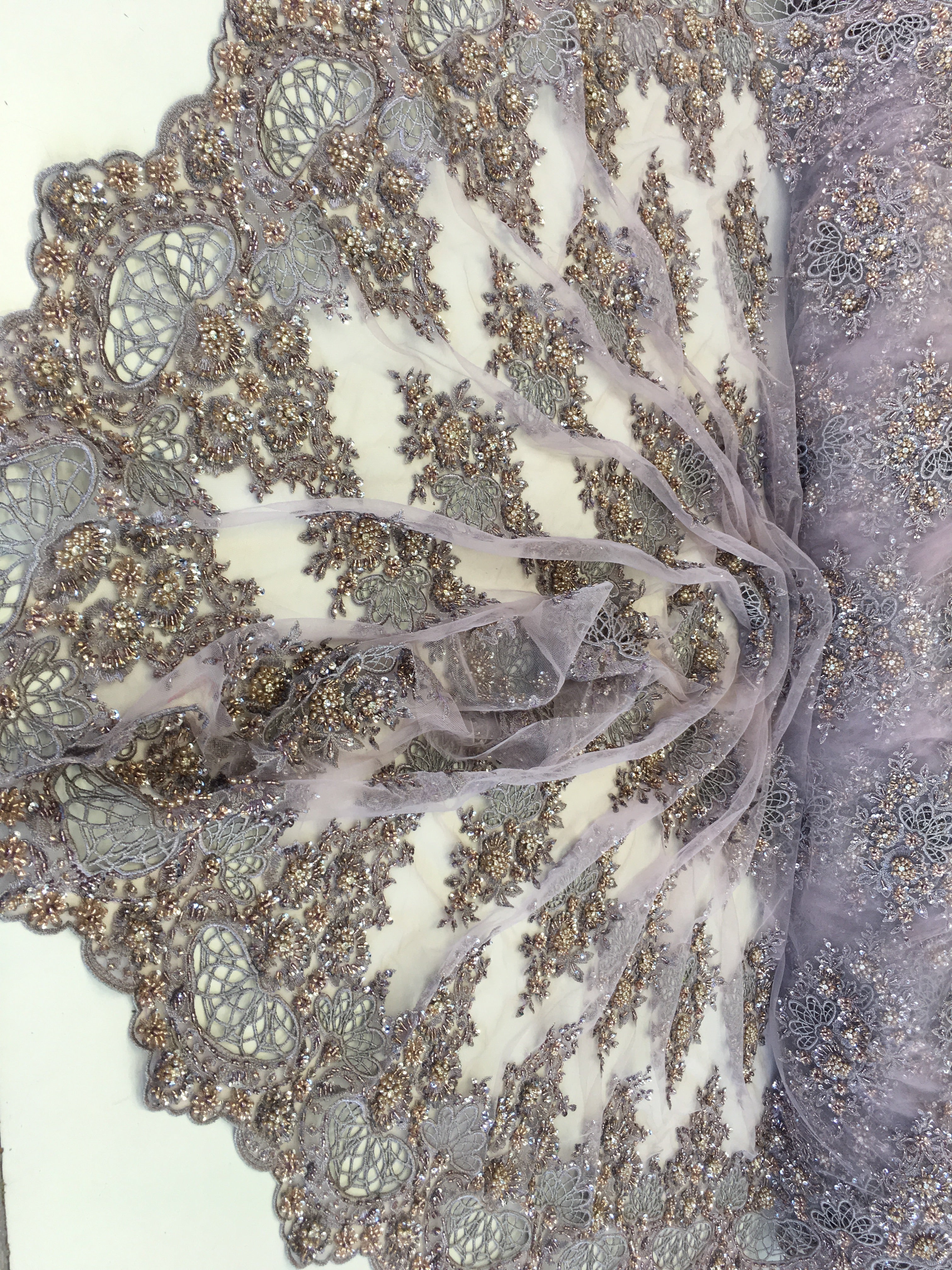 lavender lace fabric