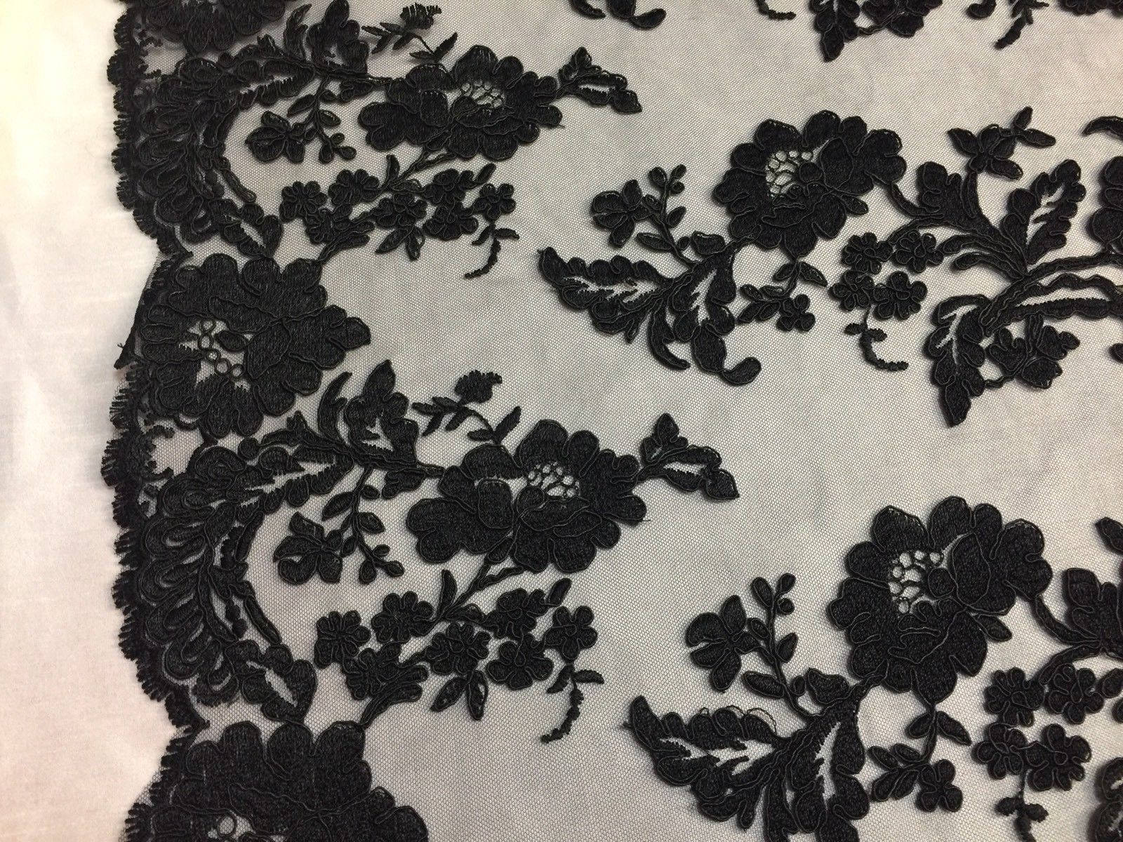 re embroidered lace fabric