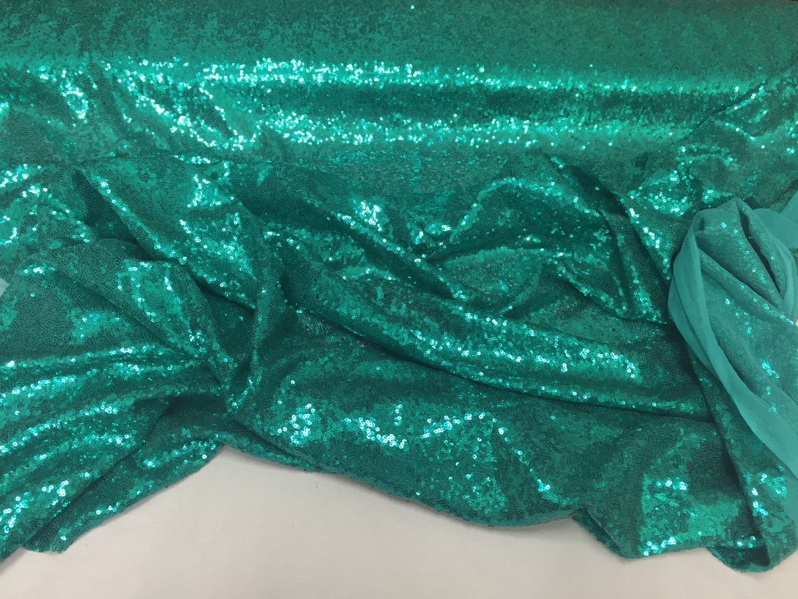 teal mesh fabric