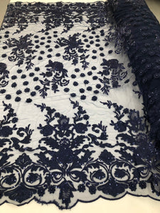 navy lace fabric