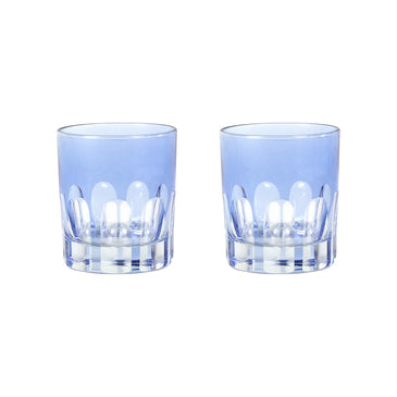 SirMadam Rialto Glass Old Fashion in Thistle, Set of 2