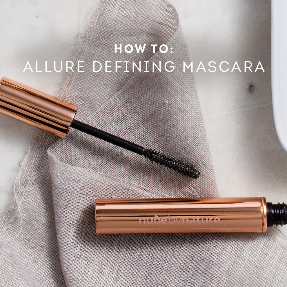 How To Apply Mascara  Nude By Nature Au-8155