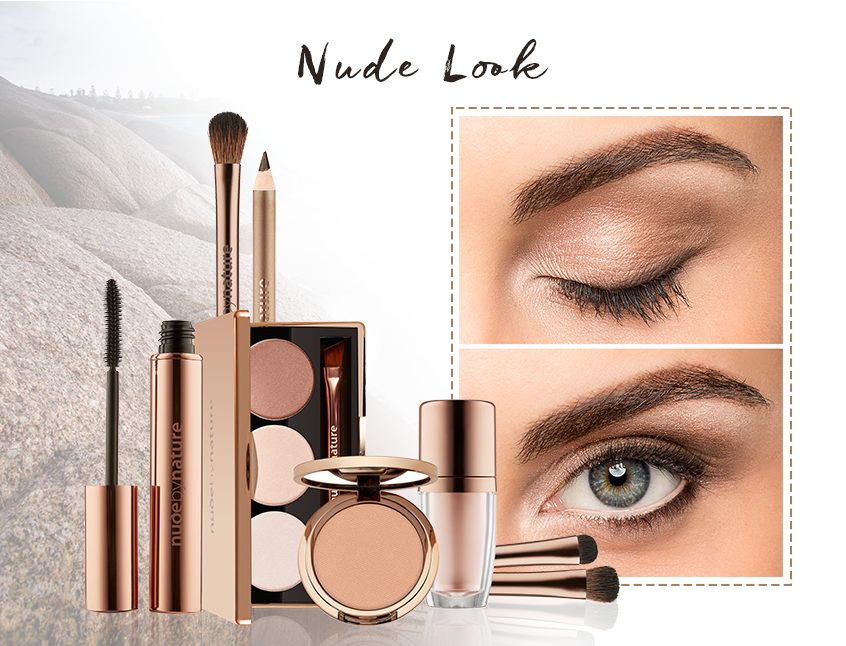 Natural Make-Up Look  Nude By Nature Au-4710