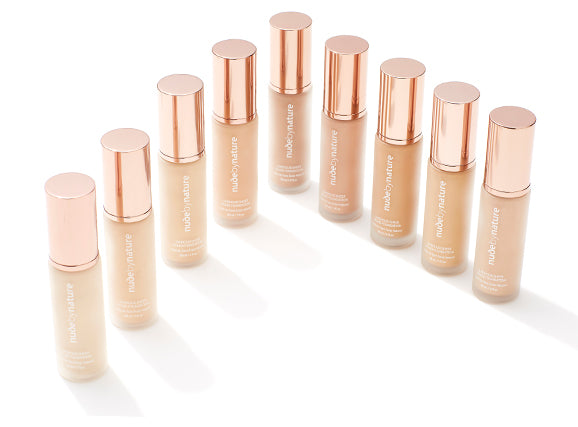 Luminous sheer liquid foundation group shot