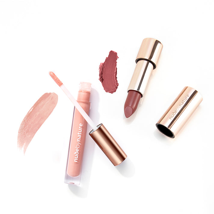 Moisture Shine Lipstick And Moisture Infusion Lipgloss Duo – Nude By