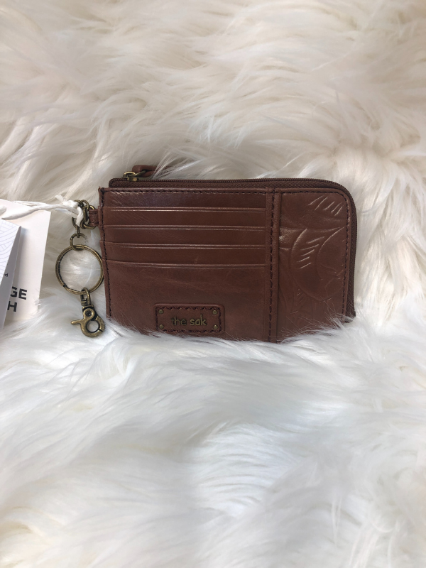 The Sak leather teak leaf wallet