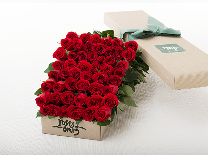 50 Red Roses Gift Box - Roses Only Hong Kong product image